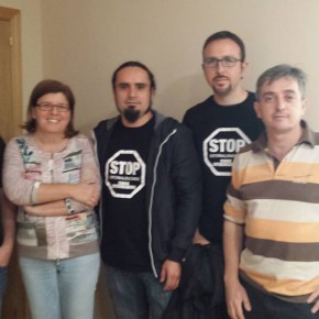 Reunión con miembros del comité de empresa de Canal Extremadura