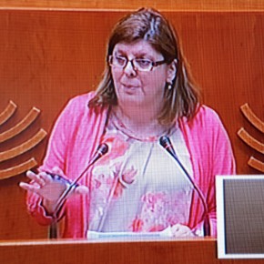 Victoria Domínguez , forma ya parte de la Mesa Asamblea de Extremadura.