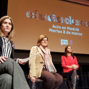 Victoria Domínguez defiende la igualdad  en el acto central de Ciudadanos  con motivo del Día internacional de la Mujer.