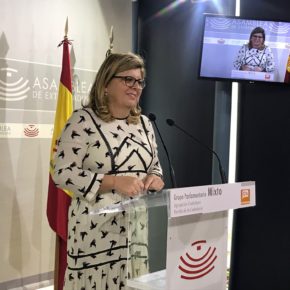Victoria Domínguez pide al presidente de la Junta que explique porque no está desarrollada la ley LGTBI de Extremadura